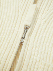Women's Goatskin-Blend Knit Cardigan