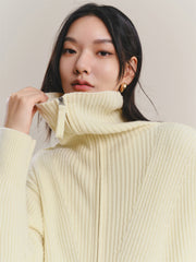 Women's Goatskin-Blend Knit Cardigan