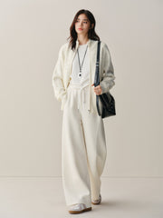 Women's Wool-Blend Star-Jacquard Knit Cardigan