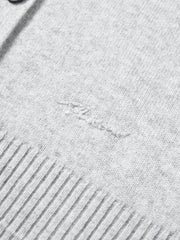 Women's Wool-Cashmere Blend Mock-Neck Cardigan