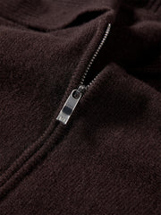 Women's Pure Wool Wide-Lapel Knit Cardigan