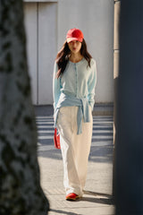 Women's Pure Wool Cropped Cardigan