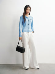 Women's Hooded Slim-Fit Knit Cardigan