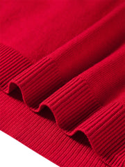 Women's Wool-Blend Polo Cardigan Set