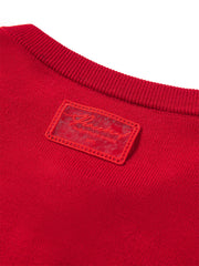 Women's Wool-Blend Polo Cardigan Set