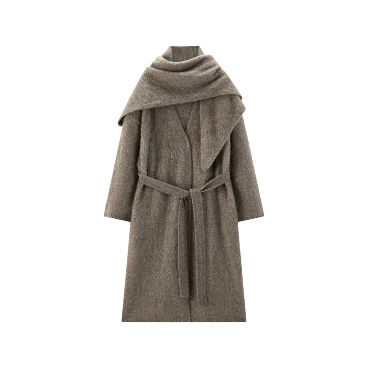 Women's Casual 100% Yak Down Longline Knit Cardigan