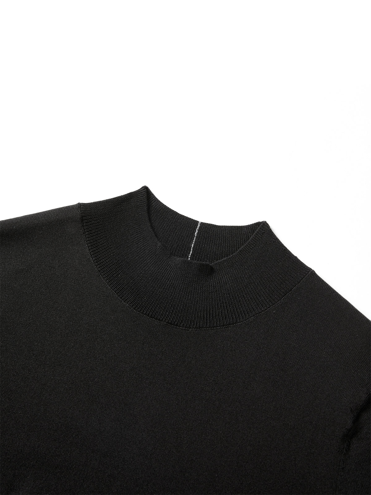 Women's Acetate Half Turtleneck Soul Knit Top