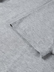 Women's Acetate Short-Sleeve Half Turtleneck Knit Top