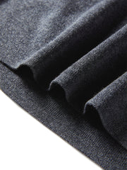 Women's Contrast Half-Placket Slim Sweater
