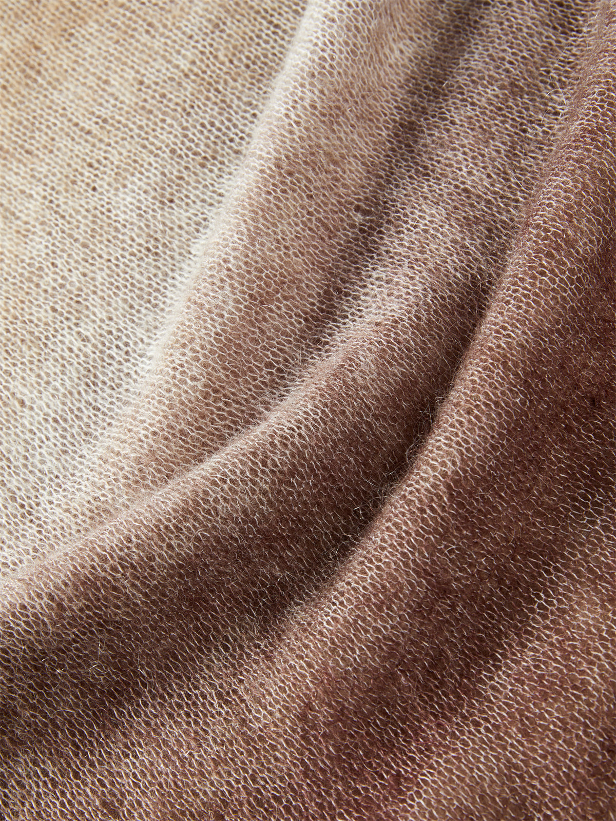 Women's Ombre Mohair Lantern-Sleeve Sweater