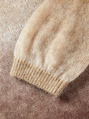 Women's Ombre Mohair Lantern-Sleeve Sweater