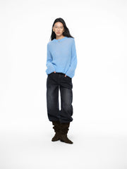 Women's Oversized Mohair Knit Pullover