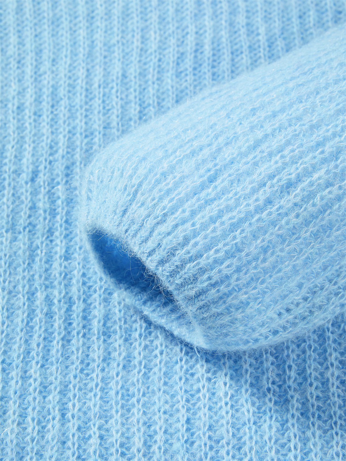 Women's Oversized Mohair Knit Pullover