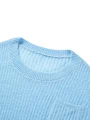 Women's Oversized Mohair Knit Pullover