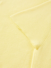 Women's Wool-Blend Drape-Neck Short-Sleeve Knit Top