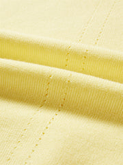Women's Wool-Blend Drape-Neck Short-Sleeve Knit Top