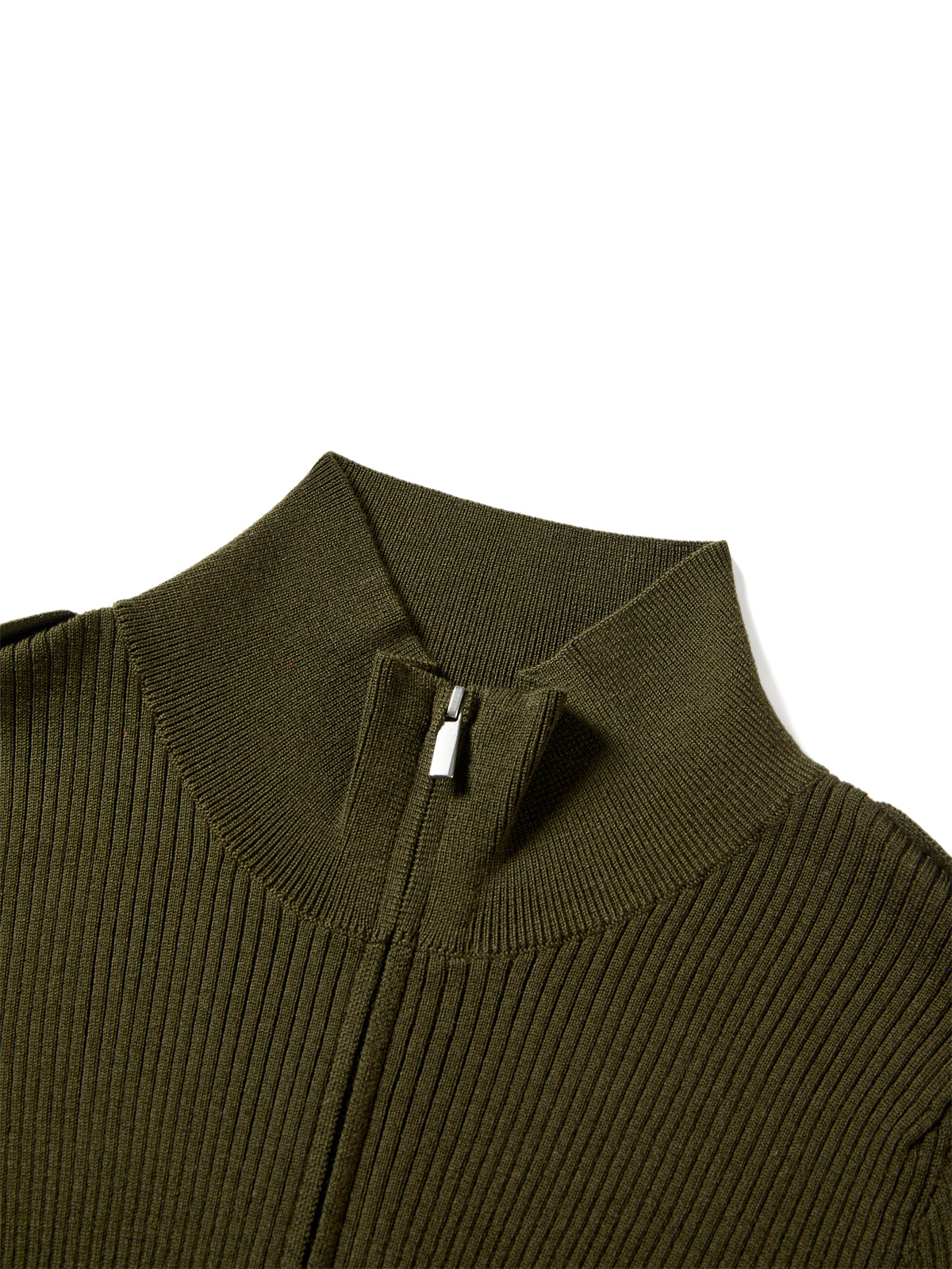 Women's Wool-Blend Half-Placket Slim Knit Top