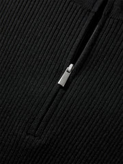 Women's Wool-Blend Half-Placket Slim Knit Top