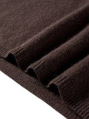 Women's Rabbit-Hair Blend Pullover with Detachable Cape