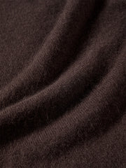 Women's Rabbit-Hair Blend Pullover with Detachable Cape