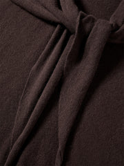 Women's Rabbit-Hair Blend Pullover with Detachable Cape