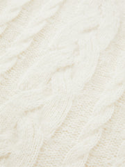 Women's V-Neck Oversized Cashmere-Blend Sweater