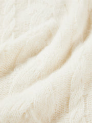 Women's V-Neck Oversized Cashmere-Blend Sweater