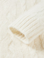 Women's V-Neck Oversized Cashmere-Blend Sweater