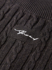 Women's Half-Zip Cable-Knit Sweater