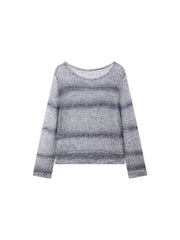 Women's loose hollow-out oversized blouse