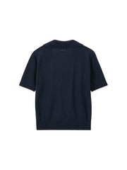 Women's Casual Faux-Layer Knit Short-Sleeve Top