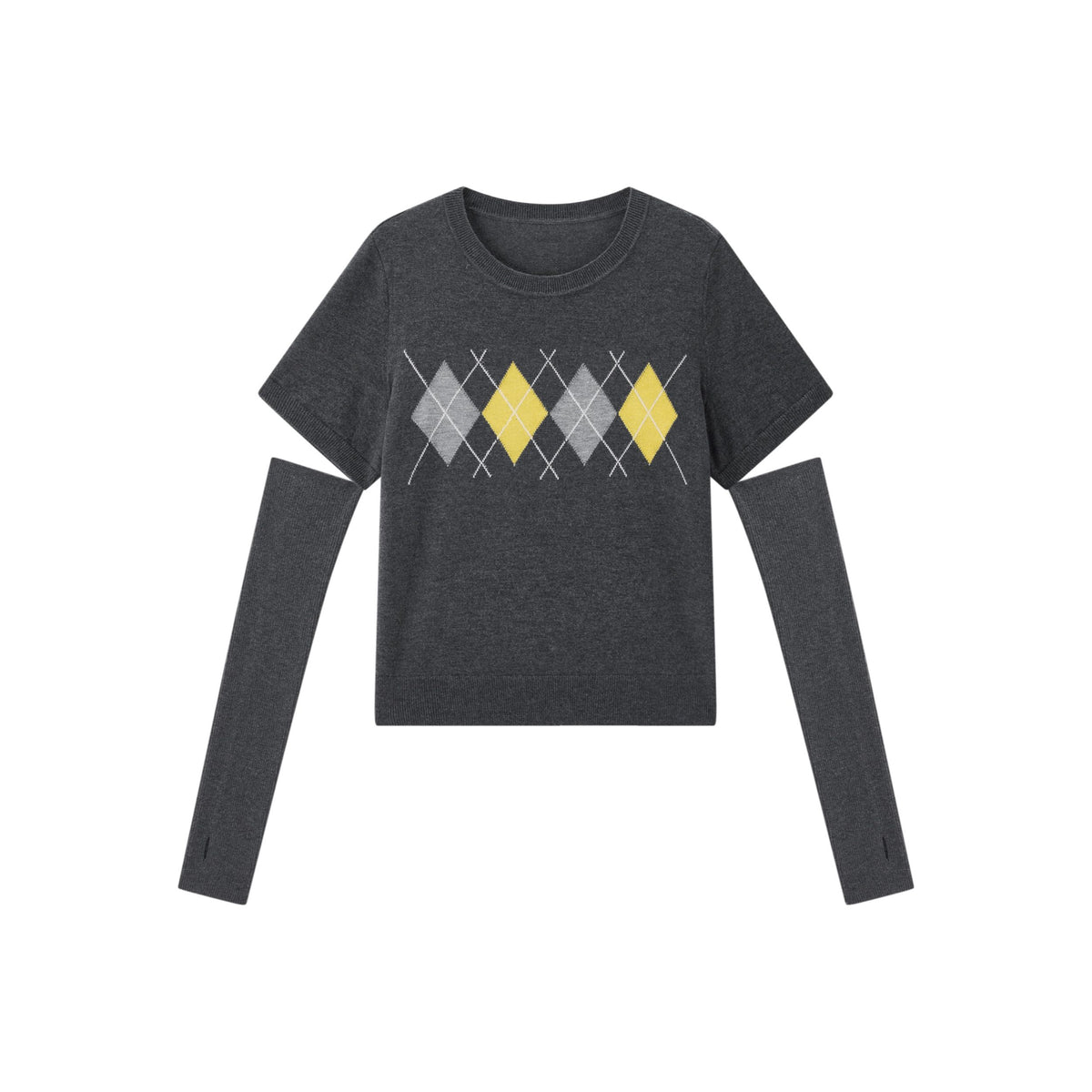Women's Casual Detachable-Sleeve Knit Pullover