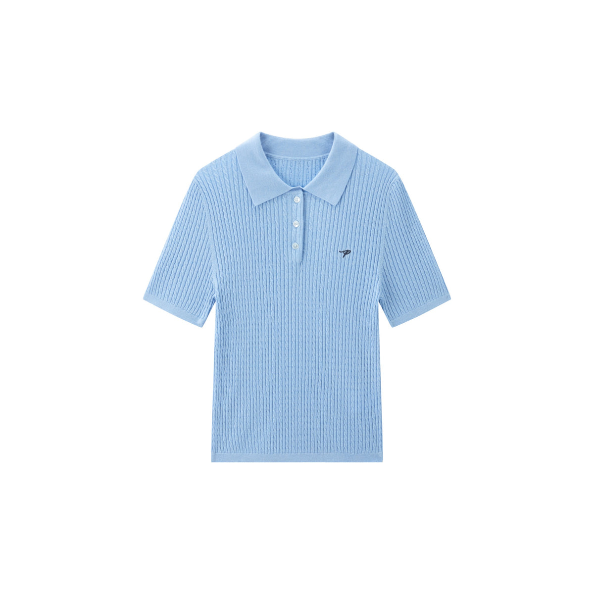Women's Commuter Cable-Knit Short-Sleeve Sweater