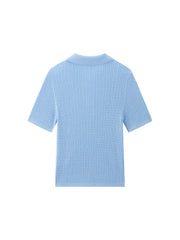 Women's Commuter Cable-Knit Short-Sleeve Sweater