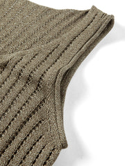 Women's V-Neck Fitted Knit Tank Top
