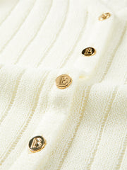 Women's Longline Sleeveless Knit Cardigan