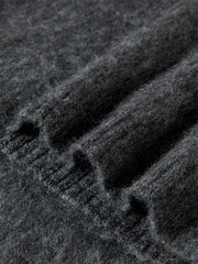 Women's Wool-Blend Vest with Detachable Metal Detail