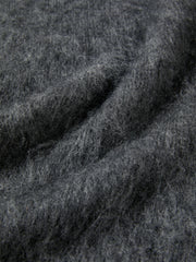 Women's Wool-Blend Vest with Detachable Metal Detail