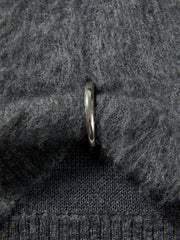 Women's Wool-Blend Vest with Detachable Metal Detail