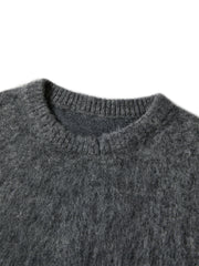 Women's Wool-Blend Vest with Detachable Metal Detail