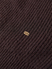 Women's Rabbit-Hair Blend Drape-Neck Modern Vest