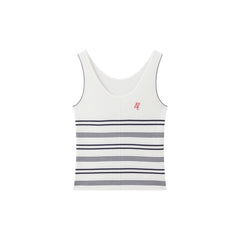 Women's Slim-Fit Striped Knit Tank  [Available only in China]
