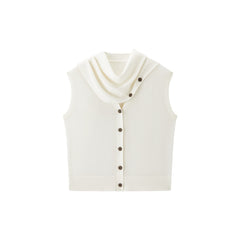 Women's Commuter Triacetate-Blend V-Neck Knit Vest