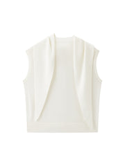 Women's Commuter Triacetate-Blend V-Neck Knit Vest