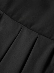 *US Final Sale* Women's Black Sleeveless Beaded Dress