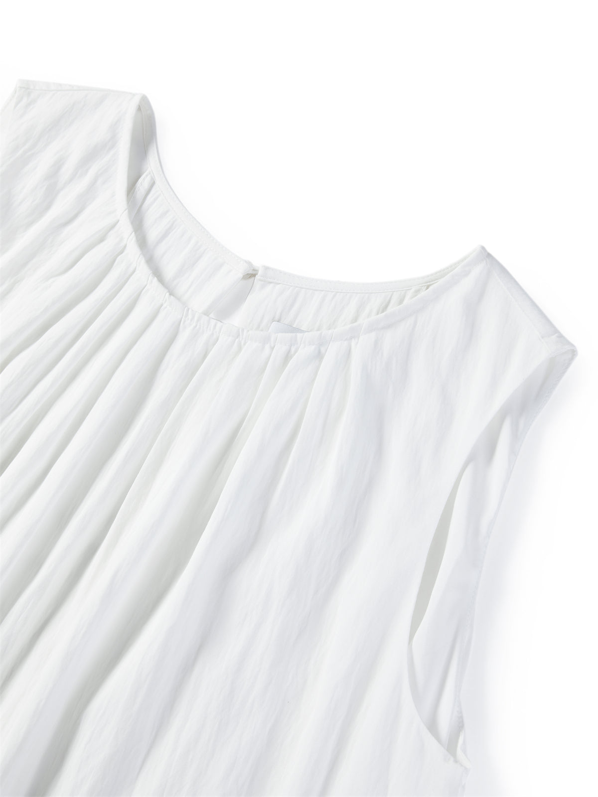 Women's Sleeveless Vacation Dress with Back Cutout