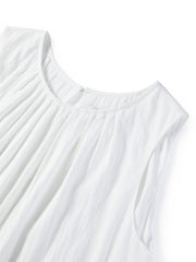Women's Sleeveless Vacation Dress with Back Cutout