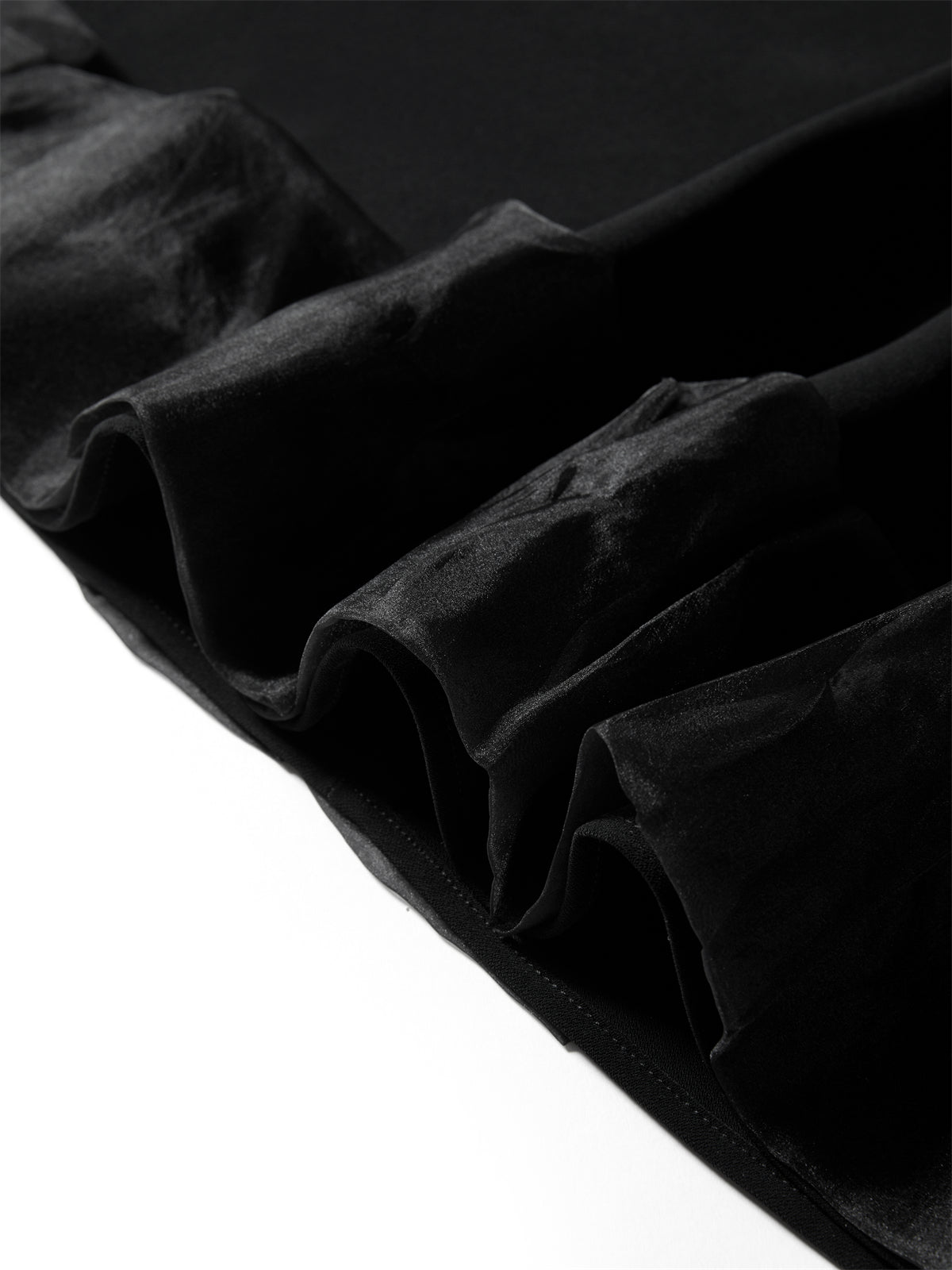 Women's A-Line Dress with Spliced Hem