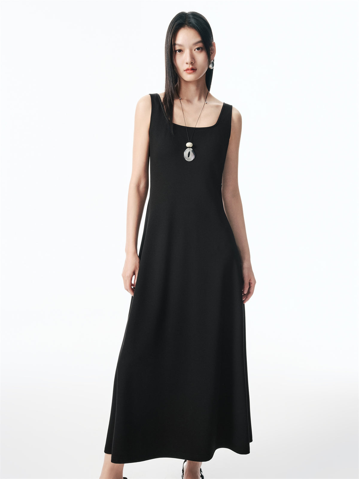 Women's Solid Maxi Cami Dress