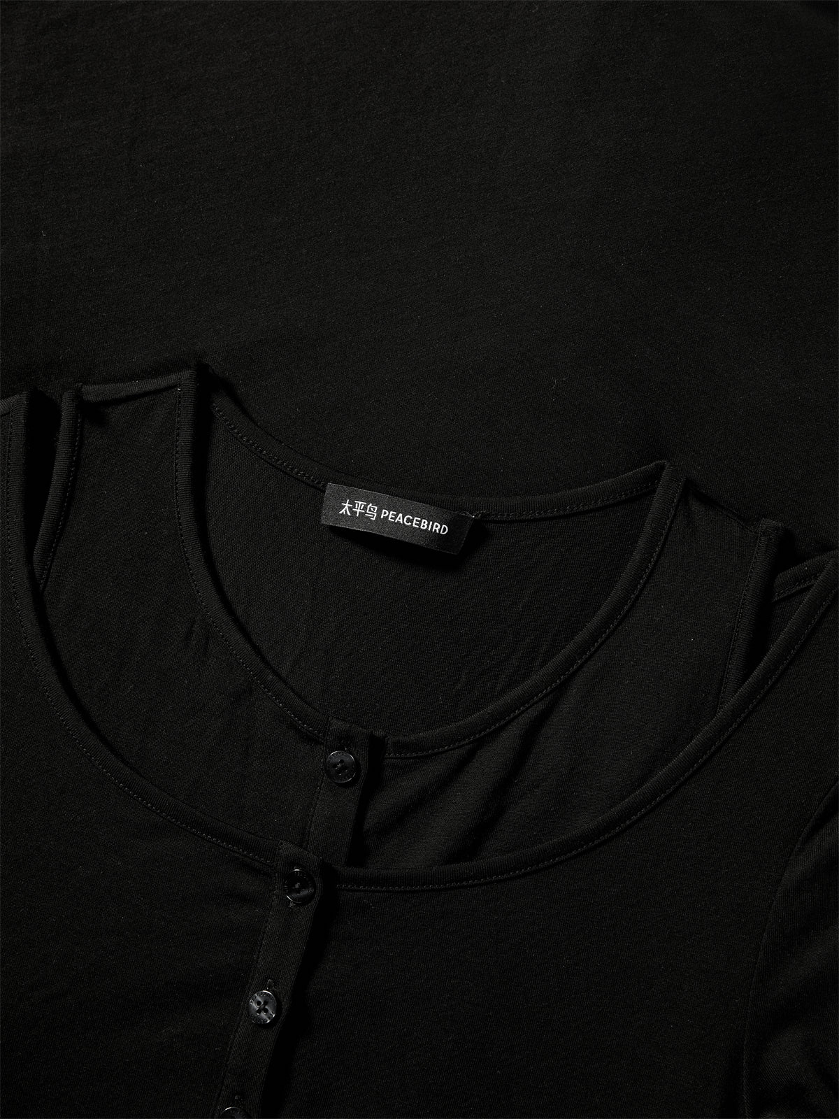 Women's Fitted Lyocell Layered-Look Dress